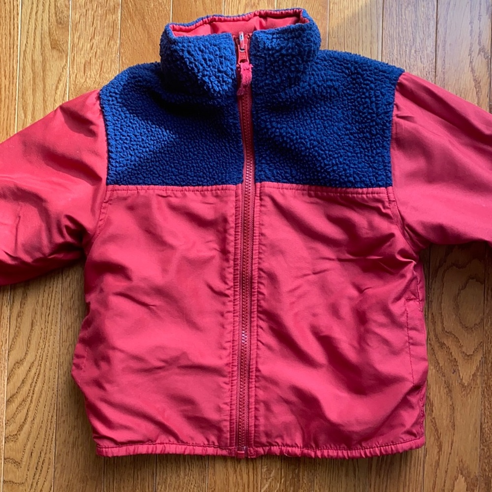 Carter’s Reversible Sweatshirt/Coat 3T
